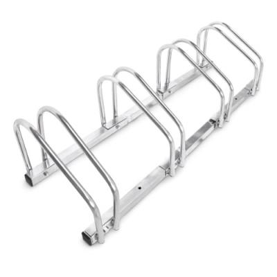 Relaxdays râtelier pour 4 vélos argent