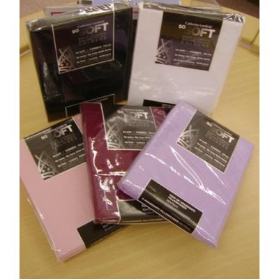 LINENS LIMITED CACHE-SOMMIER 2 PERSONNES EN PERCALE DE POLYCOTON 180 FILS, NOIR, POUR 135CM X 190CM