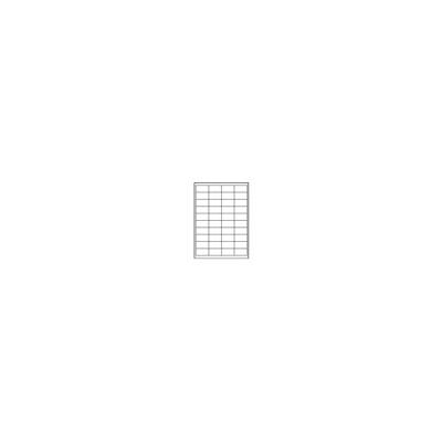 Etiquettes - Logo -  48.5 x 25.4 mm A4 blanc mat 44 Etiquettes 140g/m2 lot de 25 pièces je