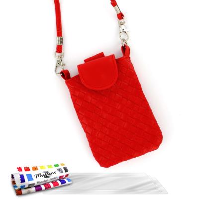 Pochette ORIGINAL Rouge , CityPoche,  Premium de MUZZANO pour LG NEXUS 4 + 3 Films de Protection Ecran UltraClear Pour LG NEXUS 4
