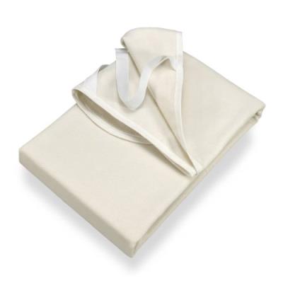 Setex protège-matelas molletonné , 90 x 200 cm, elastique, 100 % coton, basic, naturel blanc cassé, 1607 090200 001 001