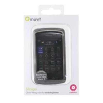 HOUSSE MINIGEL NOIRE TRANSPARENTE COMPATIBLE BLACKBERRY 9520 STORM 2 - MUCCPSK9520001
