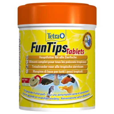 Tetra - Aliment Complet FunTips Tablets de 165 Tablettes pour Poissons Tropicaux