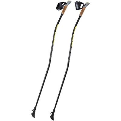 De marche nordique walker exel curve qls noir jaune blanc 100