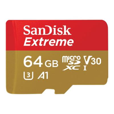 SanDisk Extreme - flashgeheugenkaart - 64 GB - microSDXC UHS-I