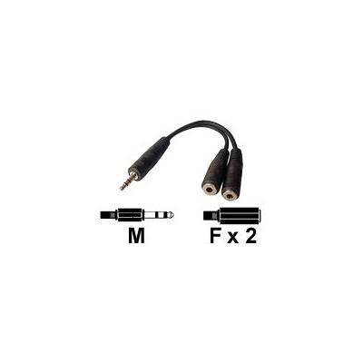 Adaptateur Prolongateur Double Prise Jack Femelle 3,5 Mm - Câble De Raccordement, Neuf