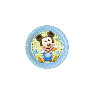 Petites assiettes Mickey bébé (x8)