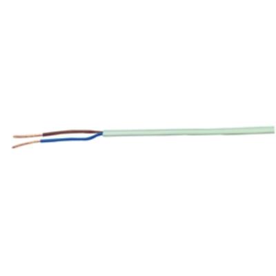 Flexible electric cable vmvs flat (h03vvh2-f) 100 m white vmvsfr-2x0.75w