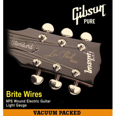 Cordes GIBSON BRITE WIRES SEG-700UL 9-42 Cordes guitares électriques