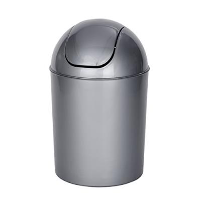 Wenko 21886100 economic poubelle couvert oscillant gris dimensions 19,8 x 19,8 x 31,5 cm