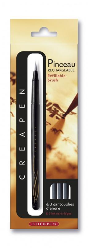 Herbin - Pinceau rechargeable - Spécial calligraphie et peinture