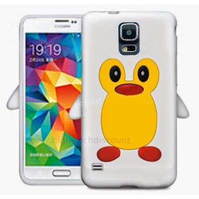 Housse etui coque silicone gel pour Samsung i9600 Galaxy S5 Neo - BLANC PINGOUIN