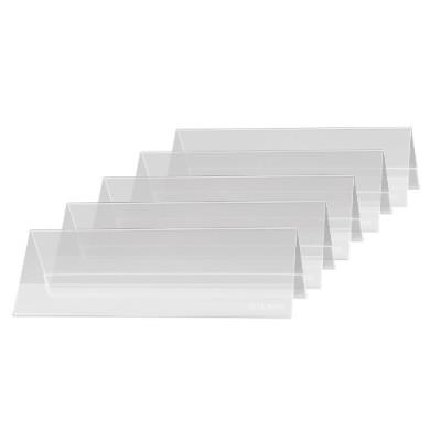 Sigel ta132 lot de 5 présentoirs de table chevalets transparent