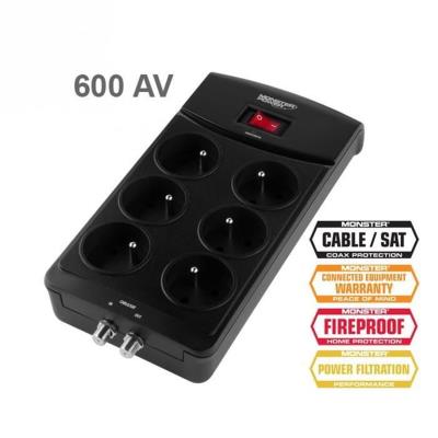 Monster Core Power 600 AV - overspanningsbeveiliger