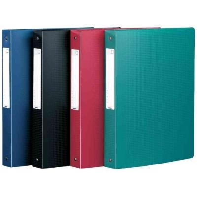 Elba memphis classeur à anneaux format a4 polypropylène découpé rouge 100202346