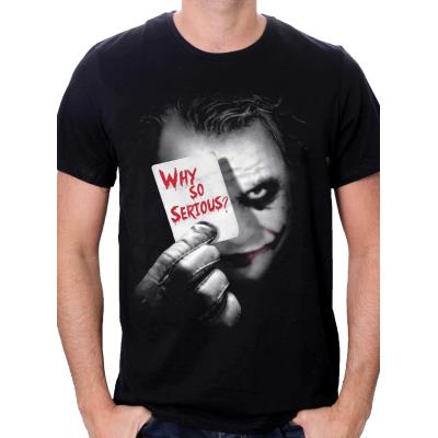 Batman T-Shirt Why So Serious (M)