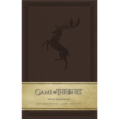 Game Of Thrones Ruled Journal: House Of Baratheon (Diary)