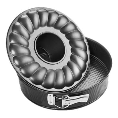 zenker 6506 moule à pâtisserie à fond amovible avec base plate et tubulaire 18 cm