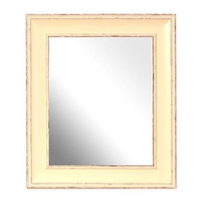 Inov8-8 x 10 cm lavable Grand miroir traditionnel britannique-Lot de 4-Crème