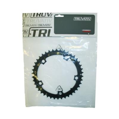 Truvativ de plateau de pédalier route 42 dents 130 bcd 5 boulons acier triple 52-42-30 (noir mat)