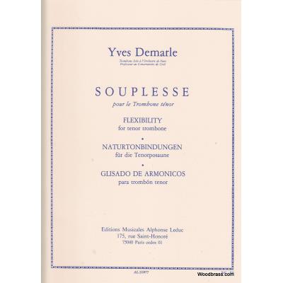Méthodes et pédagogie LEDUC DEMARLE Y. - SOUPLESSE - TROMBONE Trombone