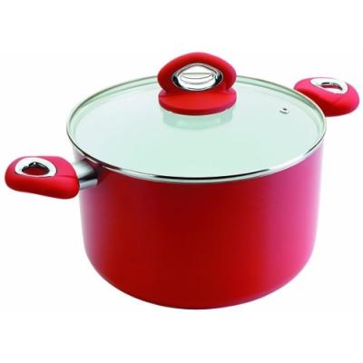 IBILI 418324 VITAL MARMITE AVEC COUVERCLE ALUMINIUM/CÉRAMIQUE 24 CM