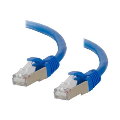 C2G Cat6a Booted Shielded (STP) Network Patch Cable - verbindingskabel - 20 m - blauw