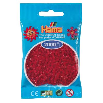 2 000 perles mini (petites perles Ø2,5 mm)- rouge noël - Hama