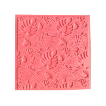 Tapis De Texture Souple Ethnique 9x9 Cm – Pour Pâte Polymère, Modelage, Relief Créatif DIY Loisirs