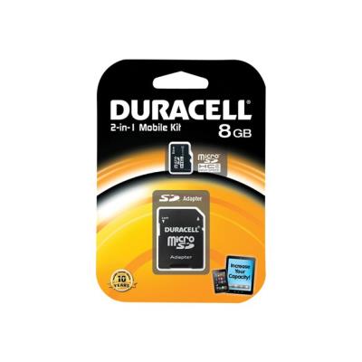 Duracell - flashgeheugenkaart - 8 GB - microSDHC