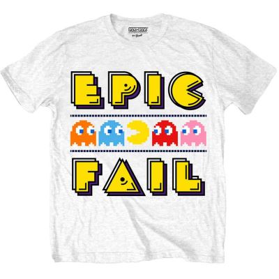 Men Epic Fail Pac-Man T-shirt: Medium