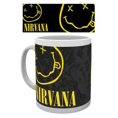 GB eye, Nirvana, Smiley, Mug