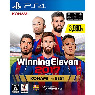 World Soccer Winning Eleven 2017 (konami The Best) Pour Playstation 4