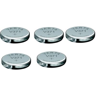 Varta 5 Piles oxyde argent V371 SR69 371 1,55V