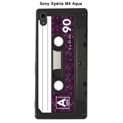Coque Sony Xpéria M4 Aqua - K7 couleur Scandal