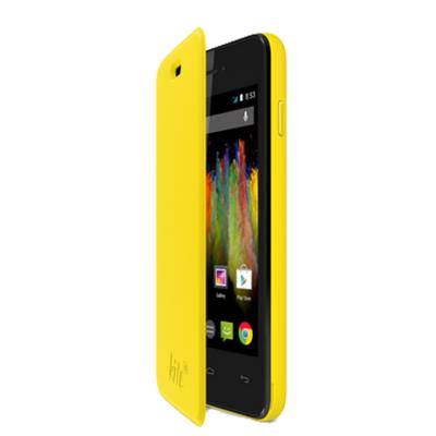 Folio back cover kite jaune wiko 3700738104373