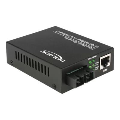 DeLOCK Gigabit Ethernet Media Converter - glasvezel mediaconverter - Ethernet, Fast Ethernet, Gigabit Ethernet