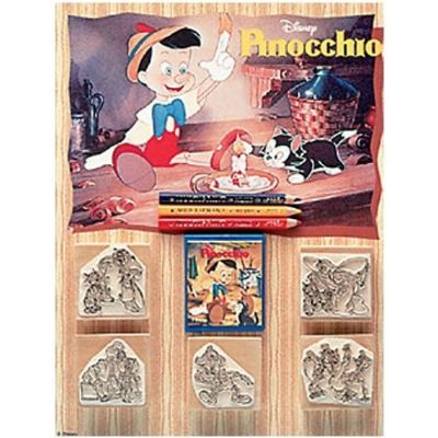 Multiprint ensemble de coloriage Pinocchio 9 pièces