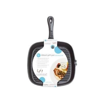 KitchenCraft Deluxe Cast Iron 23cm Square Grill Pan
