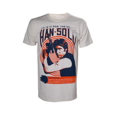 Star Wars T-Shirt Han Solo Vintage Rock Poster (XL)