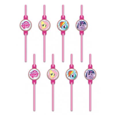Pailles Mon petit poney (x8)