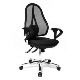 Topstar op290ug20 open point sy deluxe chaise de bureau noir 48 x 48 x 111 cm - 1