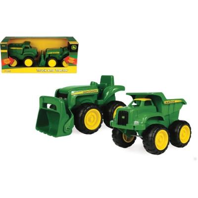 Tomy john deere - camion benne et tracteur zt-42952