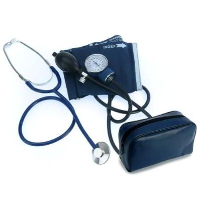 PRIMCARE KIT TENSIOMÈTRE CLASSIQUE AVEC ANNEAU EN D ET MANCHON LARGE POUR ADULTE