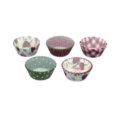 Kitchen craft lot de 250 caissettes à gateaux motif vichy, fleurs et pois