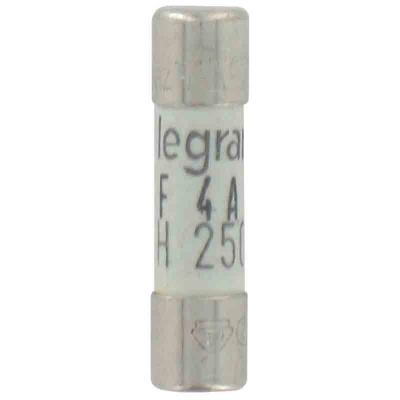 Legrand cartouche fusible pour appareils électroniques 4a 920w 5x20 mm 1068577
