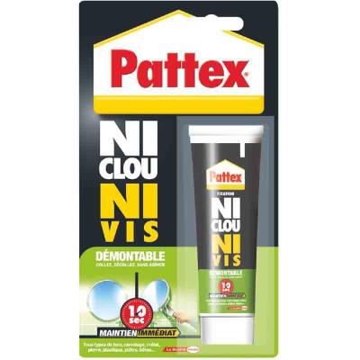 Ni clou ni vis démontable pattex - tube 100 g e0452002