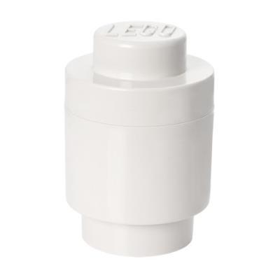 Room copenhagen rc40301735 lego boîte de rangement ronde 1 brique plastique blanc 45 x 35 x 25 cm