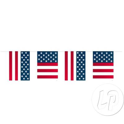 guirlande drapeaux usa 10m
