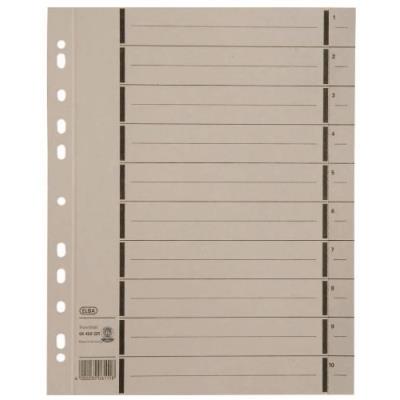 Elba intercalaires avec perforation, format a4 extra large, 06456gr